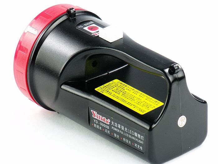 依利达yd-9000b充电手提灯户外节能灯强力探照灯远射巡逻灯电瓶灯