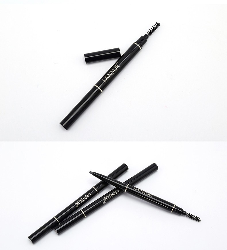 兰瑟(lansur)眉笔恒采塑型自动双刷头 不易晕染初学者女 2#棕色