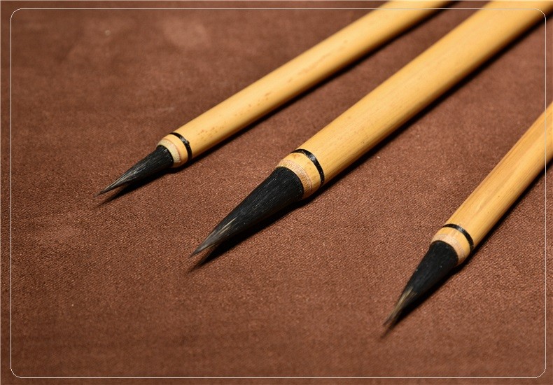 联星文房 野兔毫毛笔 优选兔毫 文房作品用笔 瘦金行楷书作品笔 正宗