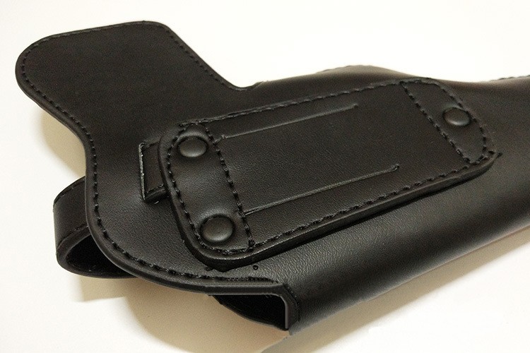 腰部枪套皮64腰套92皮套全包快拔套模型影视道具 92全包