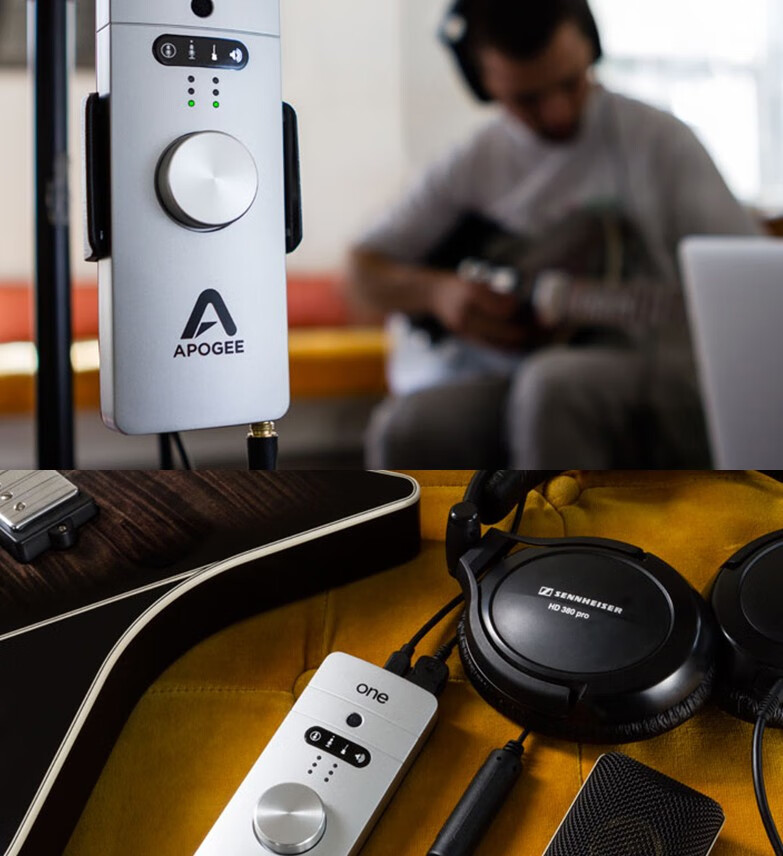apogee one for ipad mac iphone声卡解码耳放ios 银色
