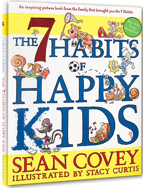 英文原版 the 7 habits of happy kids 高效能儿童的七个习惯 精装