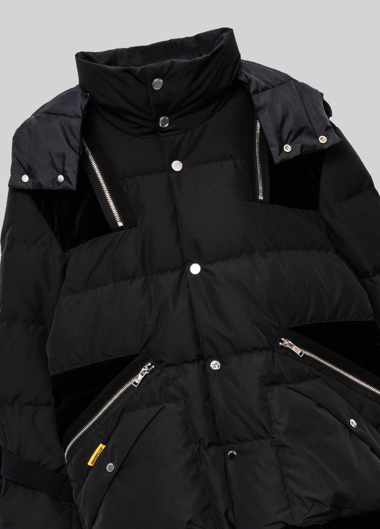 【商场同款】cat卡特男装 秋冬黑色短款保暖白鸭绒羽绒服外套ci3dwn2