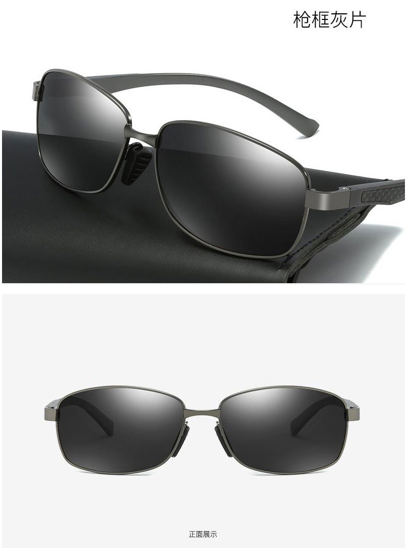 雷迪森偏光太阳镜男司机驾驶专用墨镜防强光防炫光时尚深色眼镜休闲