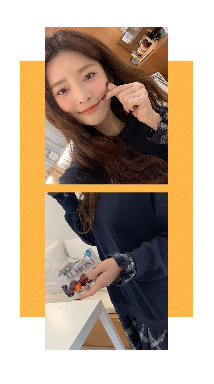 23】发货hcollection2020女装春装新款假两件拼接卫衣连衣裙hf201062