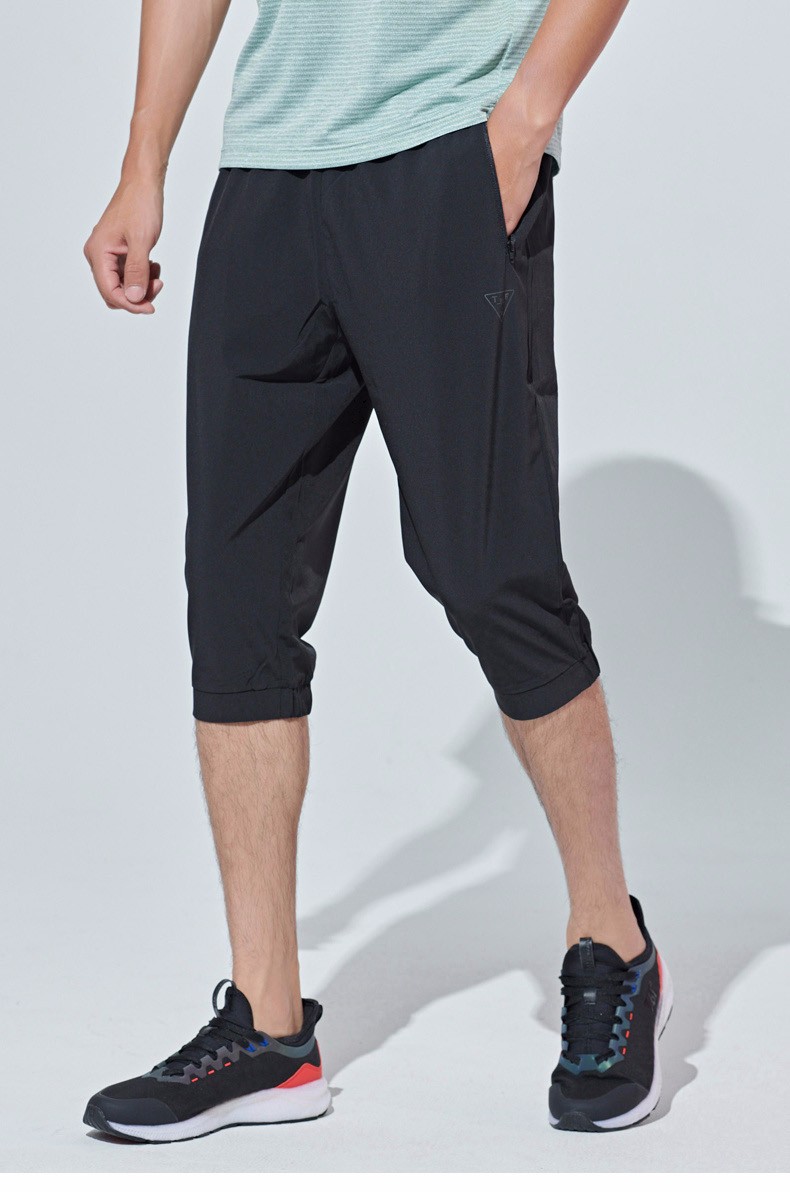 361运动短裤男宽松速干七分裤夏季新款透气男士收口小脚休闲裤男裤子