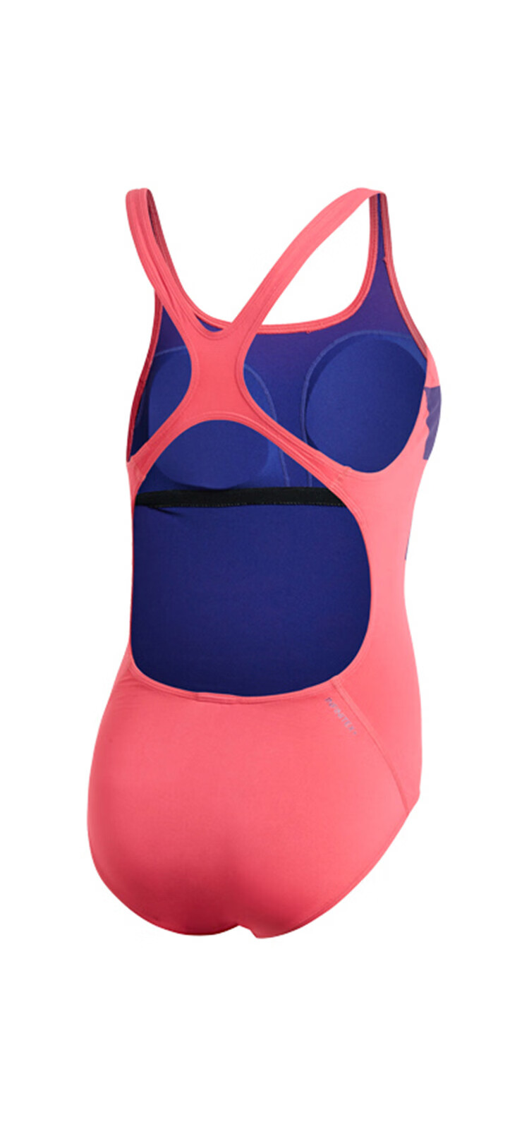 阿迪达斯adidas 游泳女士泳衣聚拢修身显瘦连体保守大码游泳衣女 灰色