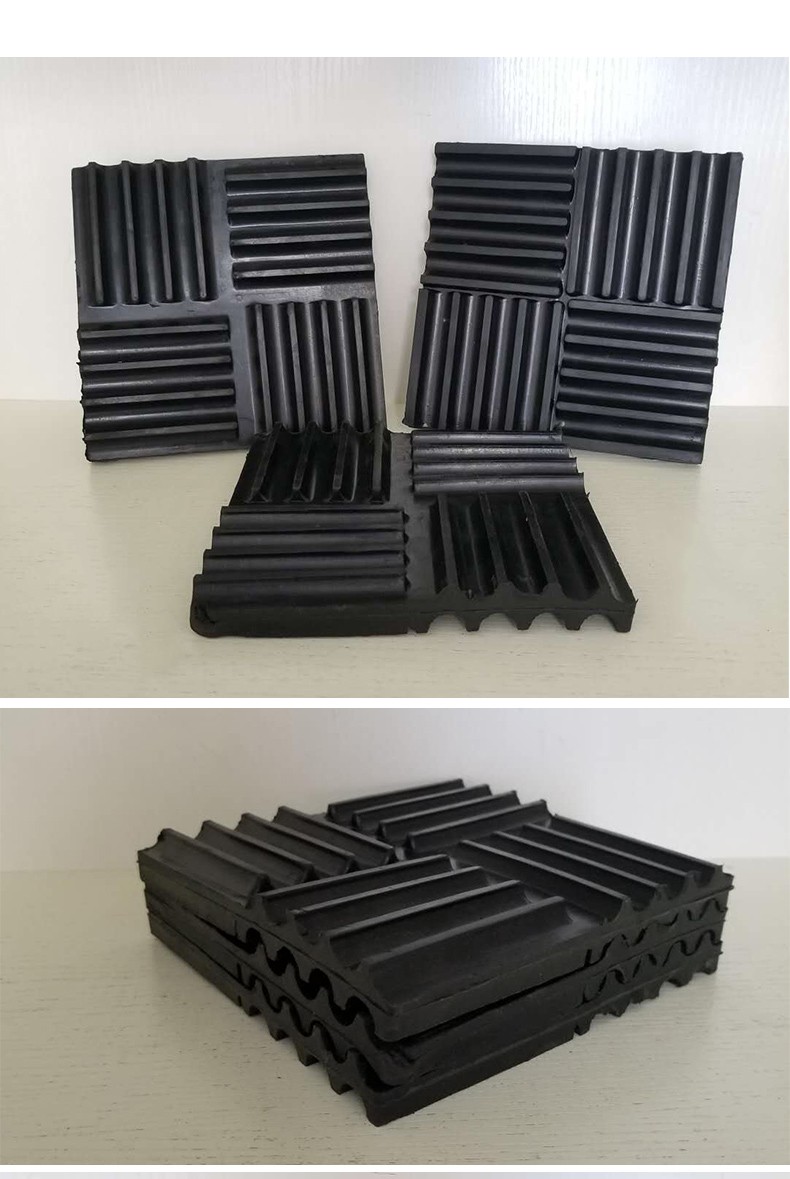 中震sd型橡胶减震垫减风机水泵冷却塔阻尼减震器复合式减振垫sd