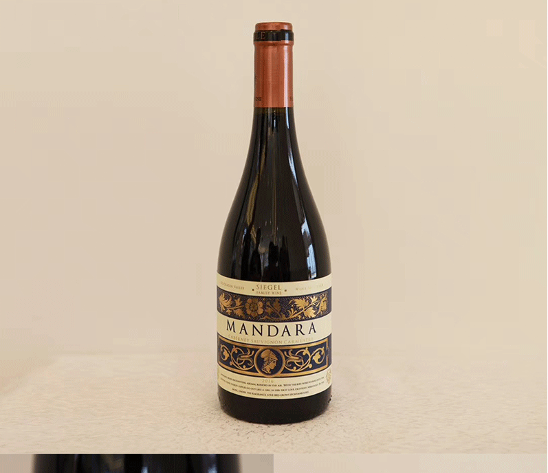 智利进口红酒原瓶原装曼陀罗赤霞珠佳美娜 单支750ml