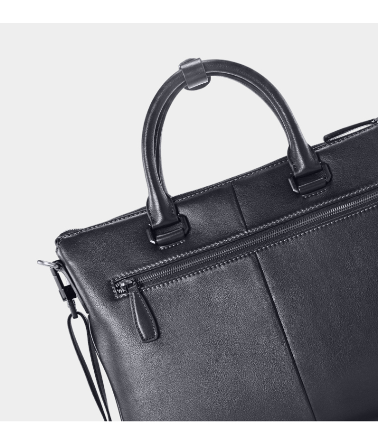 braunbuffel布兰施秋冬商务斜挎男包头层牛皮手提公文包男休闲电脑包