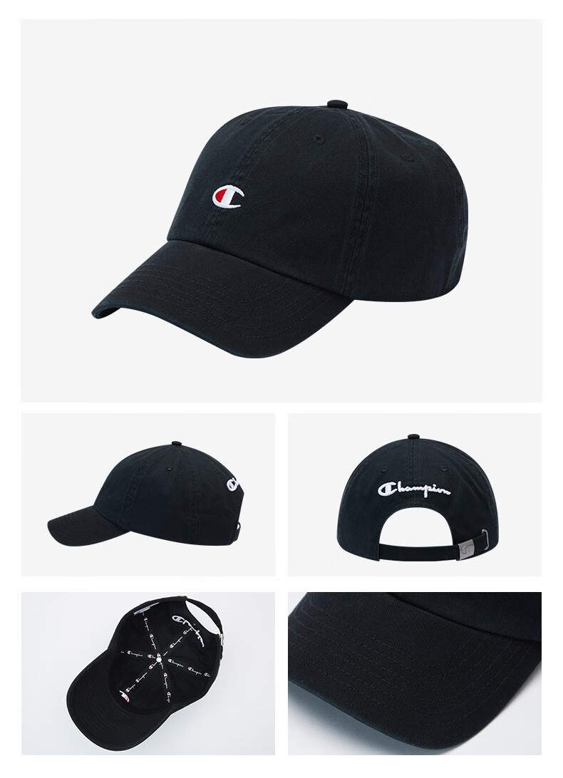 冠军(champion)棒球帽夏季新款男女遮阳帽户外百搭简约鸭舌帽u1cccc