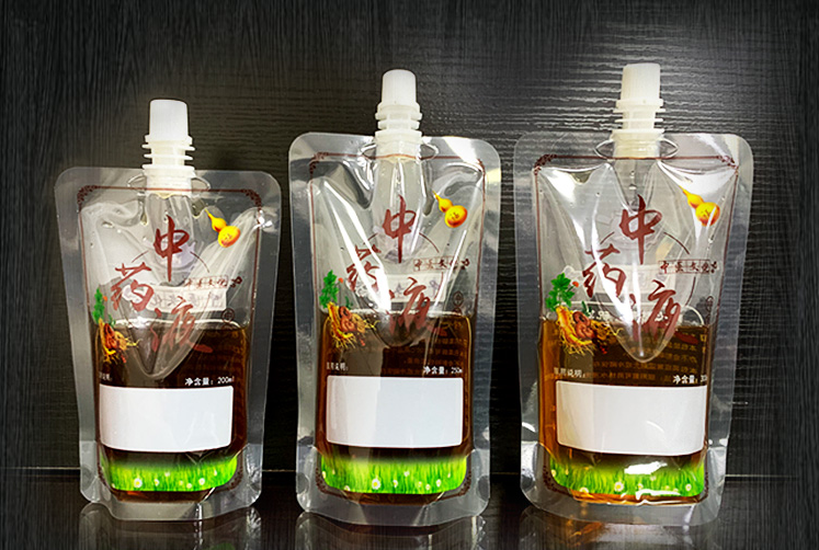 中药袋装 中药液 外带代煎中药液体包装袋一次性自立吸嘴分装袋子