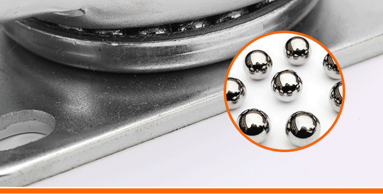 脚轮橡胶高弹静音轮3寸4寸5寸万向轮轮子带刹车拖车轮小推车平板车