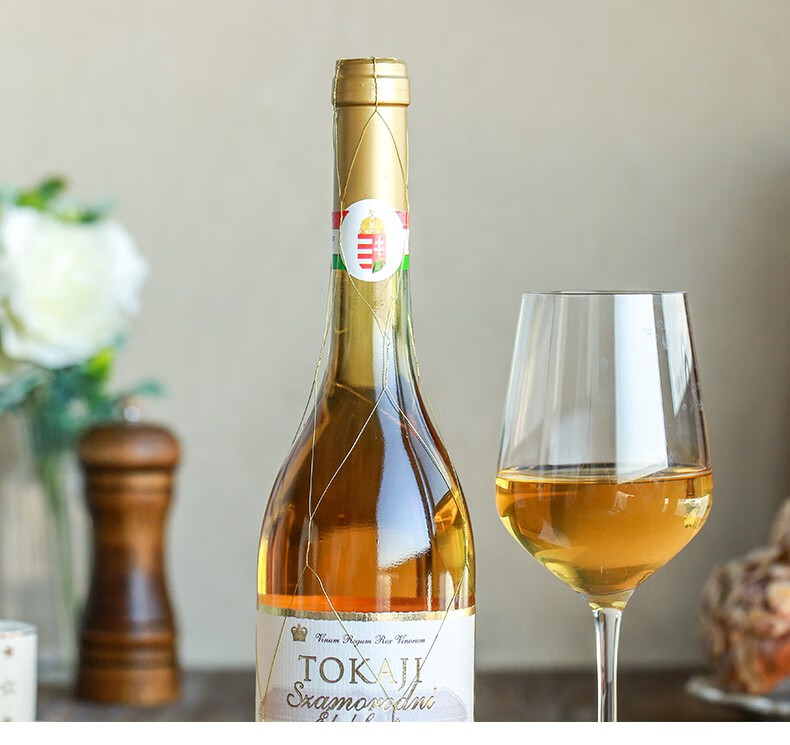 匈牙利进口 tokaji托卡伊贵腐酒 金线瓶aszu阿苏甜白葡萄酒500ml 托卡