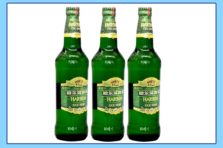 新日期12瓶哈啤1900臻藏哈尔宾啤酒1900麦芽度10度酒精度36度哈啤500