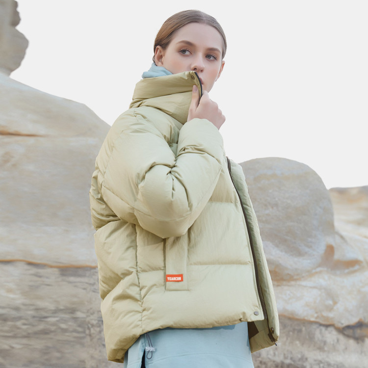 意尔康yearcon 秋冬新款情侣*服外套加厚宽松*服棉衣 中国红 xs