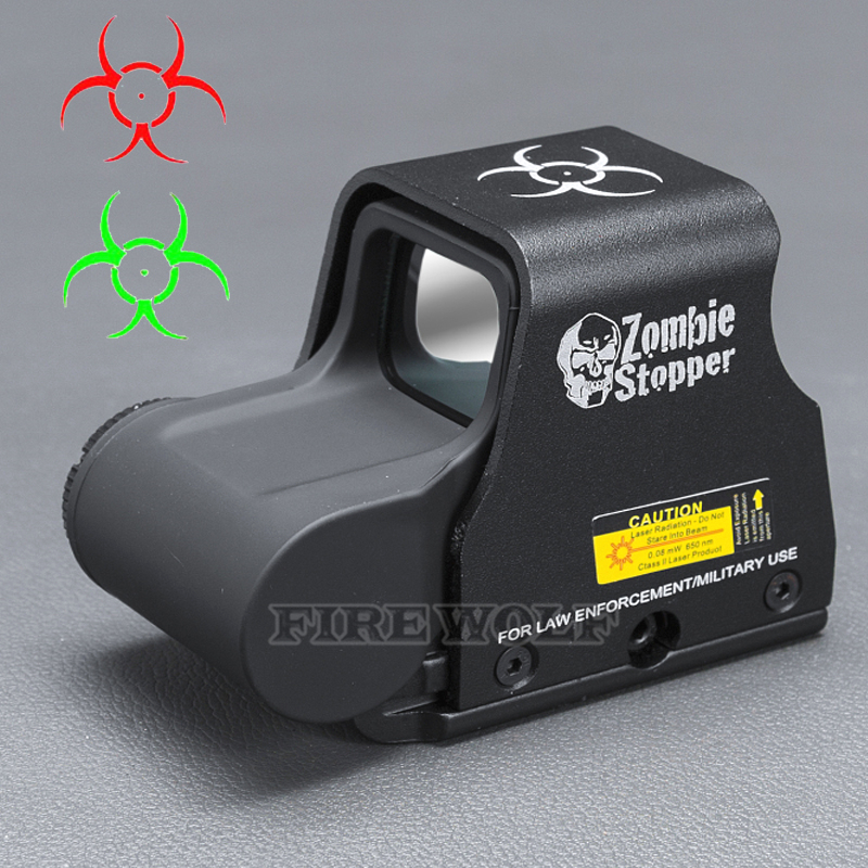 火狼553全息瞄准镜瞄准器55系列全息镜全息瞄1倍红绿点瞄准光学镜寻鸟