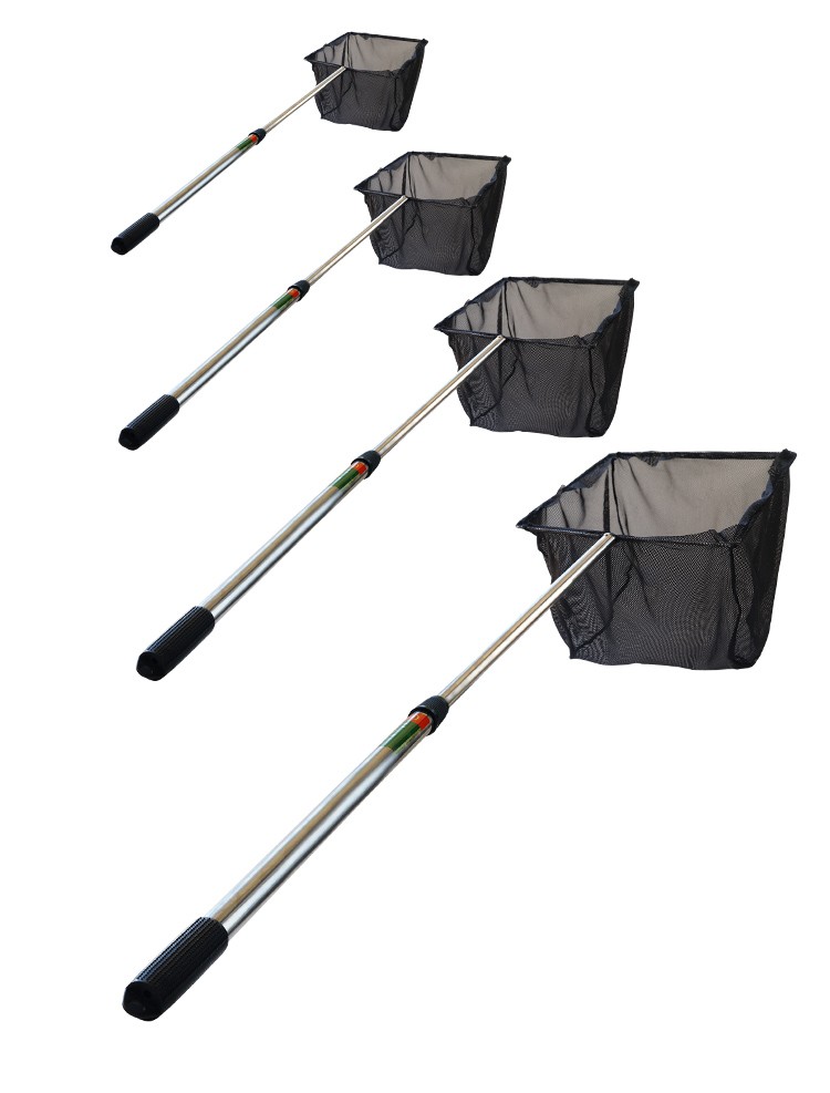 sobo鱼缸伸缩不锈钢渔捞鱼捞网大号鱼捞小渔网金鱼网捞手抄网小鱼网