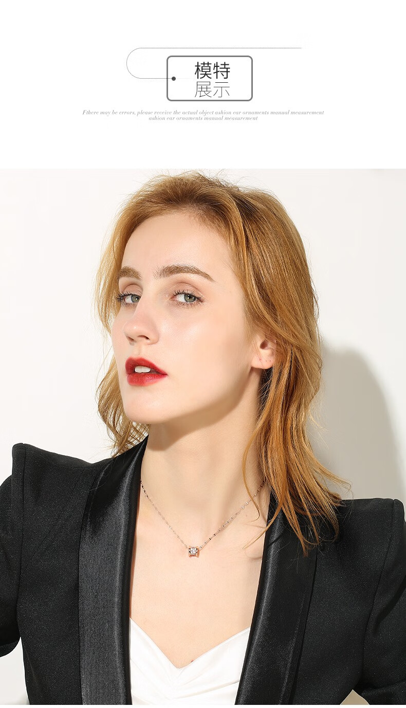 戴拉小蛮腰项链女轻奢纯925银锁骨链2021新款女士式脖颈链子时尚学生