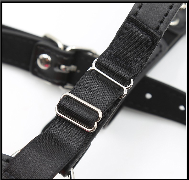 hottime带鼻钩漏孔硅胶口球刑具头套猪鼻马具口塞sm夫妻情趣用品男