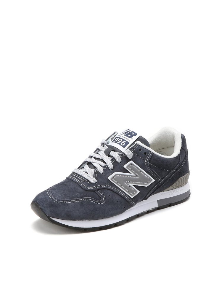 new balance nb 996系列 男鞋女鞋运动休闲鞋 轻便耐磨 深蓝配银色 36