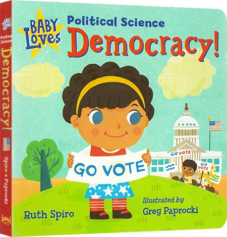 《英文原版 宝宝爱科学系列baby loves political science democracy