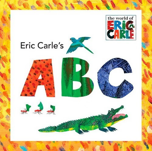 英文原版 eric carles abc 艾瑞卡尔教你识字母 精装纸板翻翻书 儿童