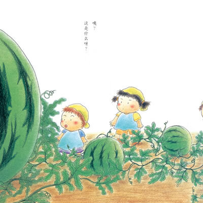 保证正版 阳光幼儿园的小朋友:一起种西瓜 ` 湖北美术出版社