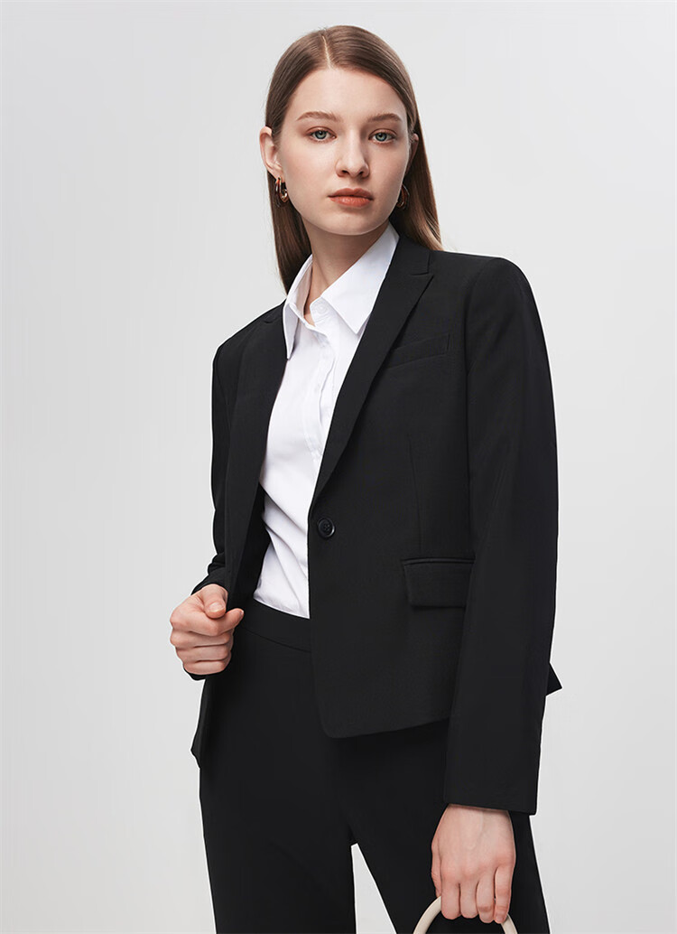 g2000 【商场同款】女装西服经典一粒扣商务通勤百搭职业西装正装上衣