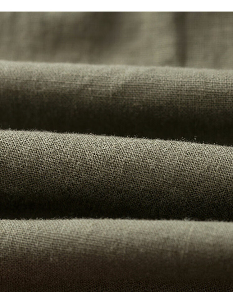 2020夏新女款腰间系带显瘦花苞高腰头纯色工装风宽松a字短裤 橄榄绿