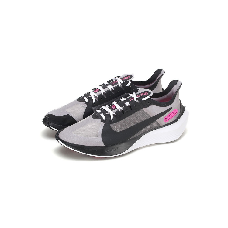 耐克nike zoom gravity 男款透气缓震低帮跑步鞋男鞋 黑色/灰色 42.