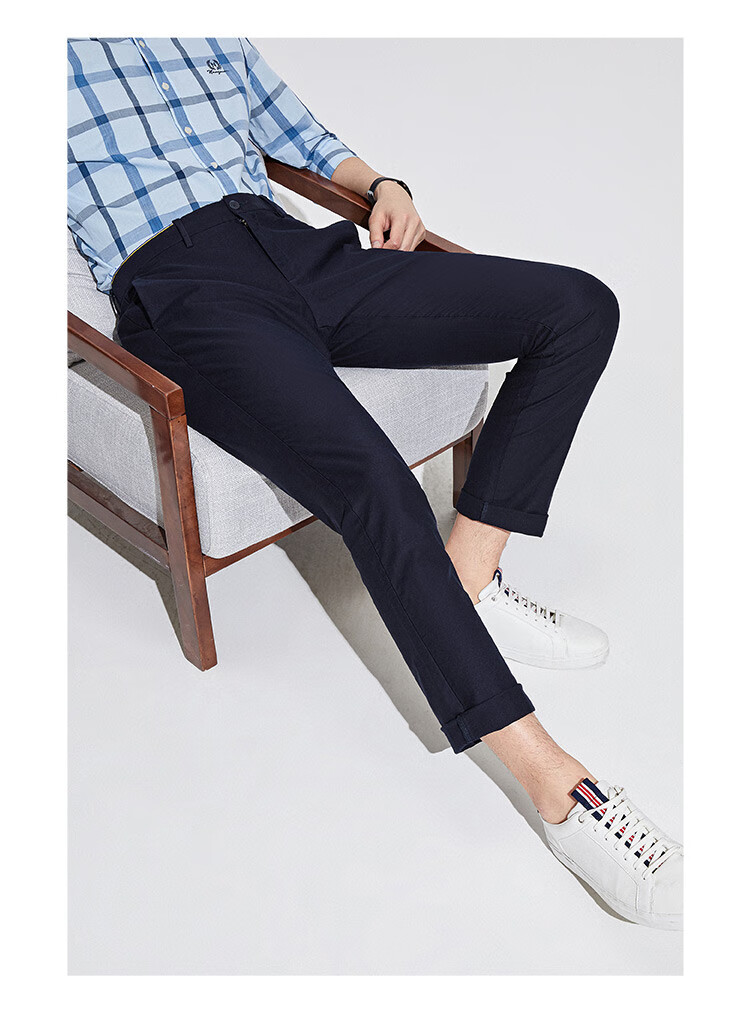 纳维凯尔navigare 意大利小帆船 春季新款时尚亲肤舒适弹力直筒男士