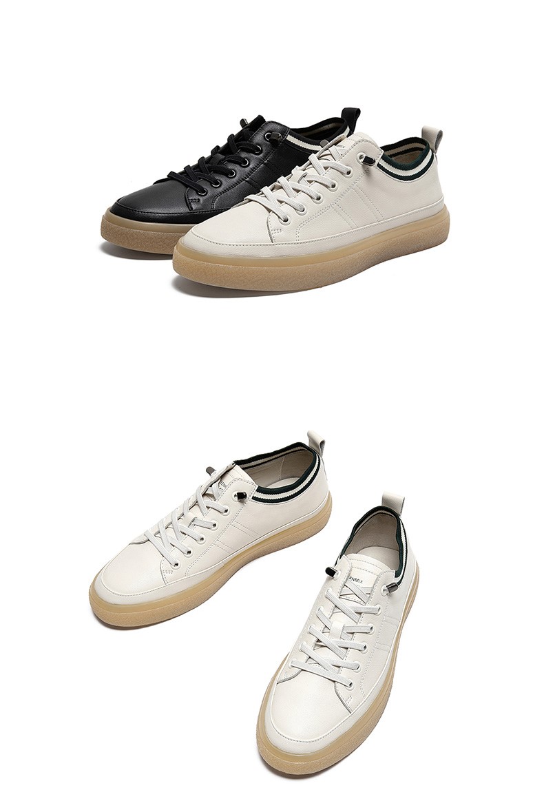 teenmix天美意男鞋休闲鞋男鞋子2021年商场同款真皮休闲皮鞋男运动鞋