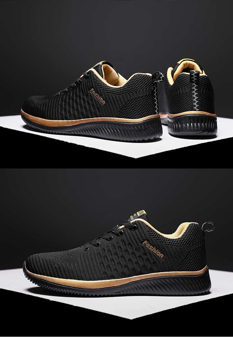 太子龙tedelon 男鞋新款百搭休闲鞋男飞织网面鞋百搭潮鞋子轻便男士
