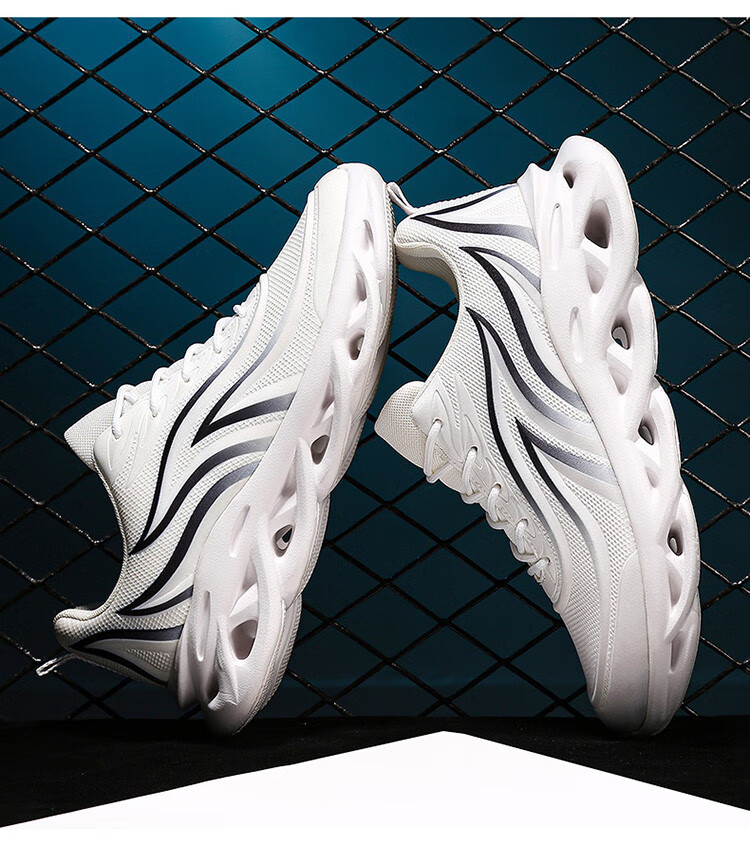 太子龙tedelon 男鞋夏季透气网面薄款飞织运动鞋男士百搭轻便跑步潮鞋