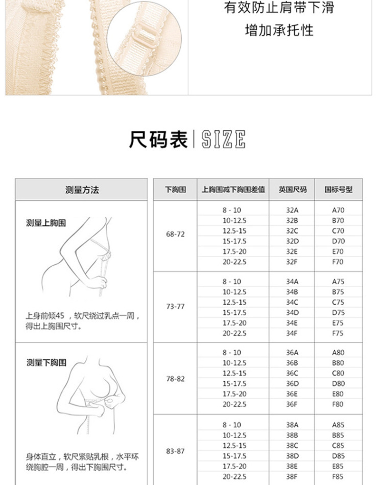 大码内衣大胸显小聚拢文胸蕾丝性感内衣全罩杯胸罩im12agx1 黑色 80c