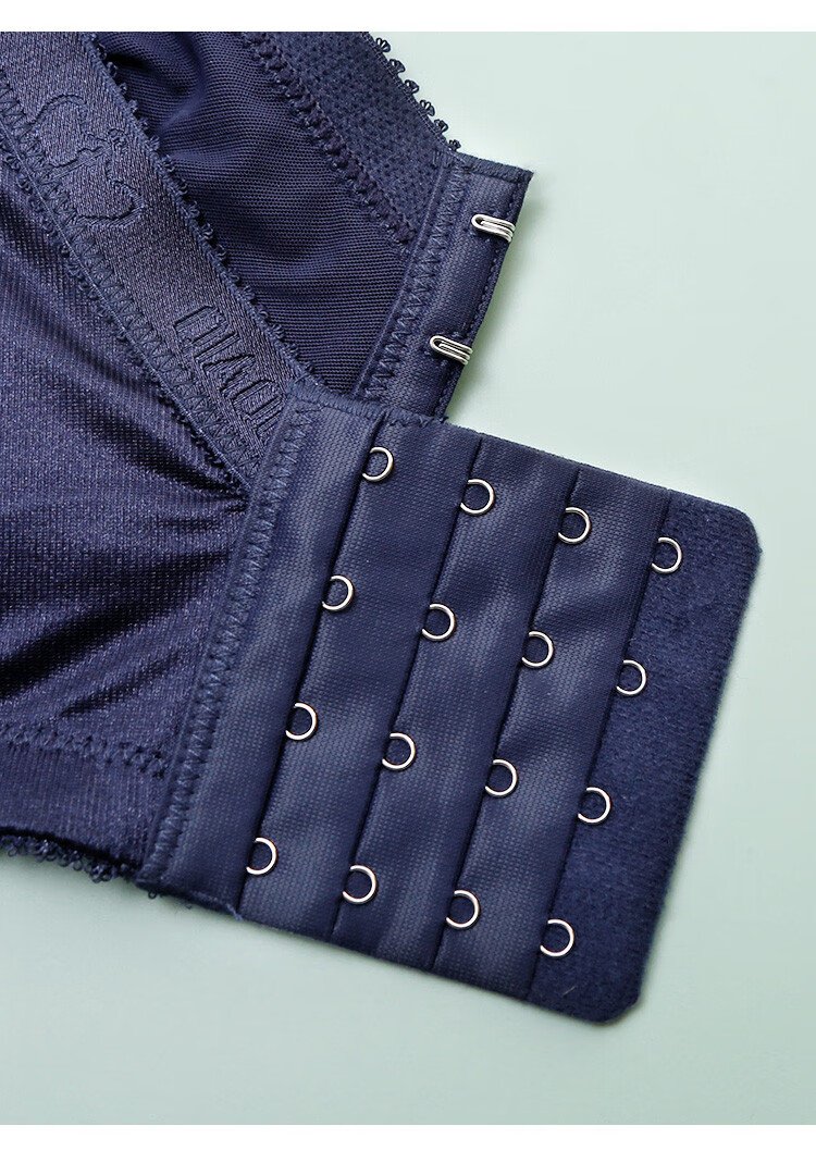 俏丹娜小胸聚拢上托胸罩内衣女性感刺绣蕾丝u型美背调整型聚拢中模