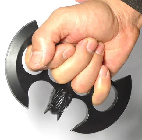 挺进者防身铁拳套铁四指大号加厚加硬四指武术铁拳头 破窗铁四指 防狼