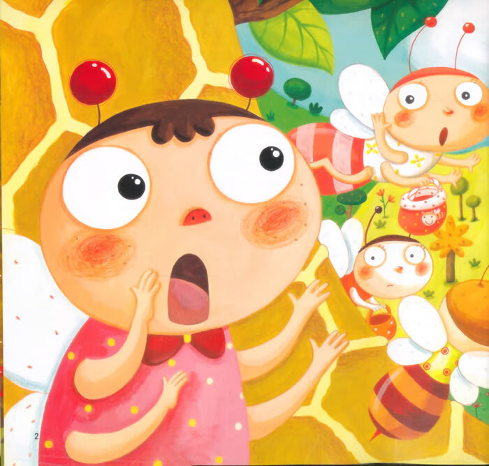 爆米花数学童话小蜜蜂嗡嗡嗡韩金贤智韩