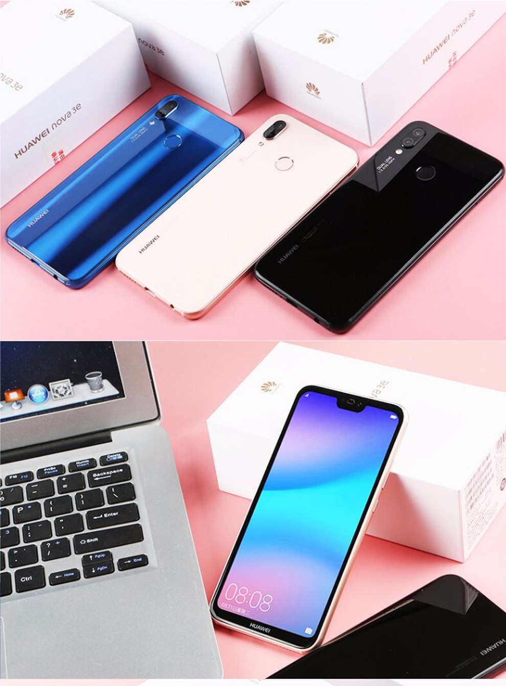 华为(huawei) 华为nova3e手机 .