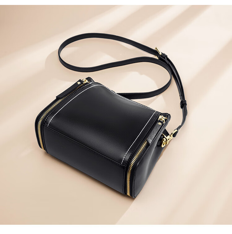 皓顿haut ton 【新品首发】细肩带拉链手提包百搭包包女款斜挎包手提