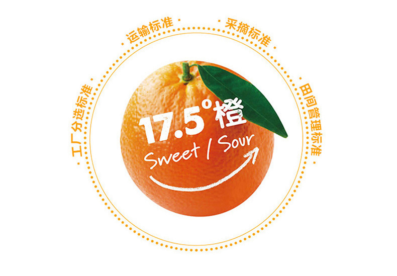 农夫山泉 17.5°橙 新鲜橙子 铂金果 约3kg/箱 水果礼盒