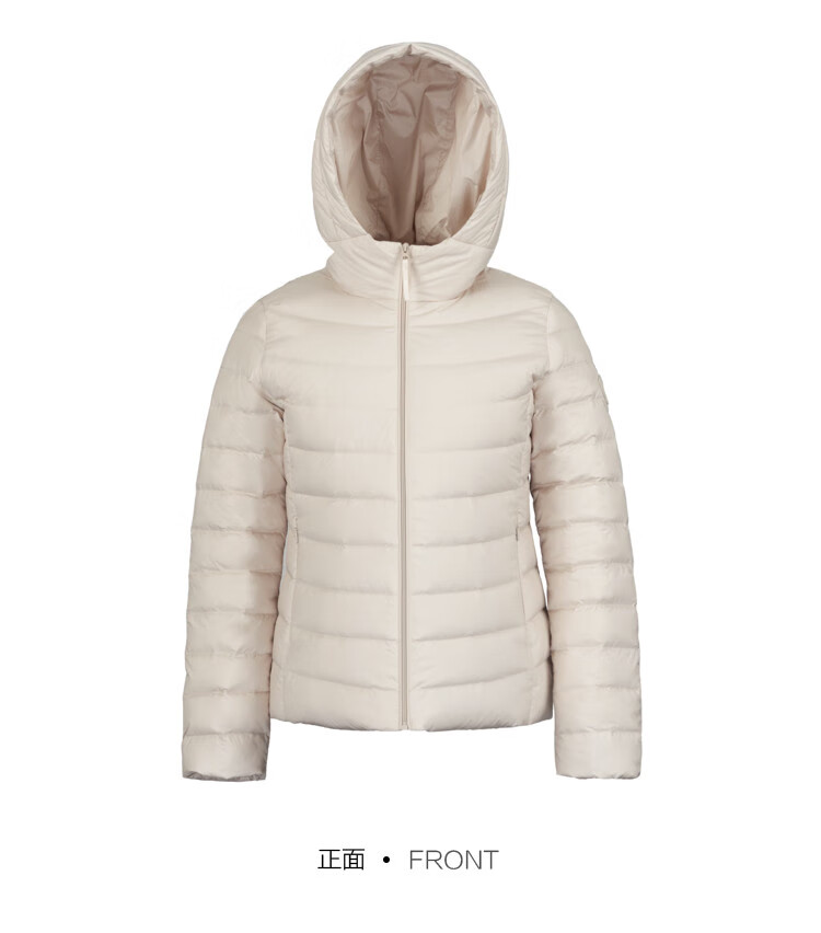 波司登bosideng 【21新款】休闲轻薄连帽短款可收纳短款女式羽绒服 糙