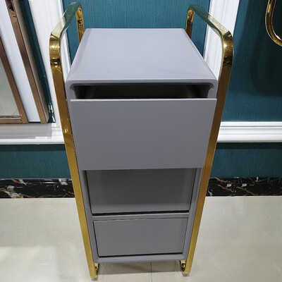 新yy家理发店美发柜子工具柜实木柜子美发店柜子发廊专用柜子美容推车