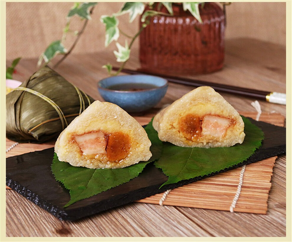 佳佳美 粽子礼盒 广东东莞道滘粽子特产蛋黄肉粽真空包装 端午节企业