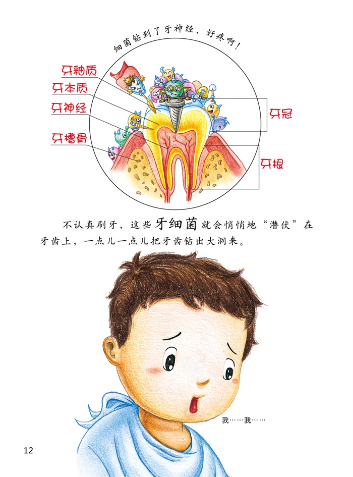 《兰可可绘本馆影响孩子一生的健康书 牙细菌大作战 北京健康教育协会
