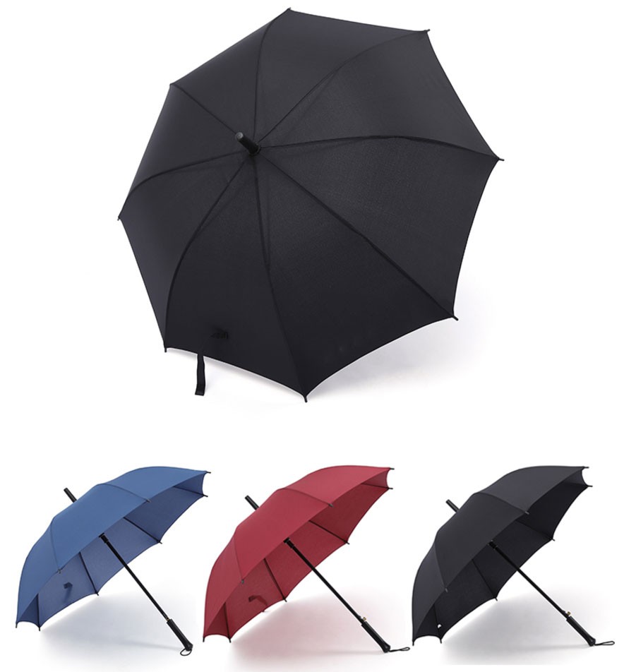 新年雨伞长柄男女长伞直柄雨伞黑伞简约现代生活家居日用生活日用雨伞