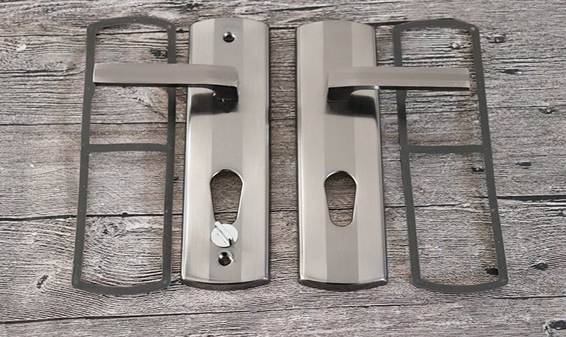 保德安新九型新9防盗门把手老式春天美心飞云铸诚盼盼防盗门拉手加厚