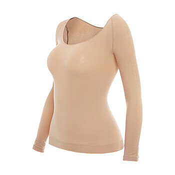 【商场同款】爱慕皮肤衣warm长袖修身型女士秋冬保暖内衣轻薄舒适打底