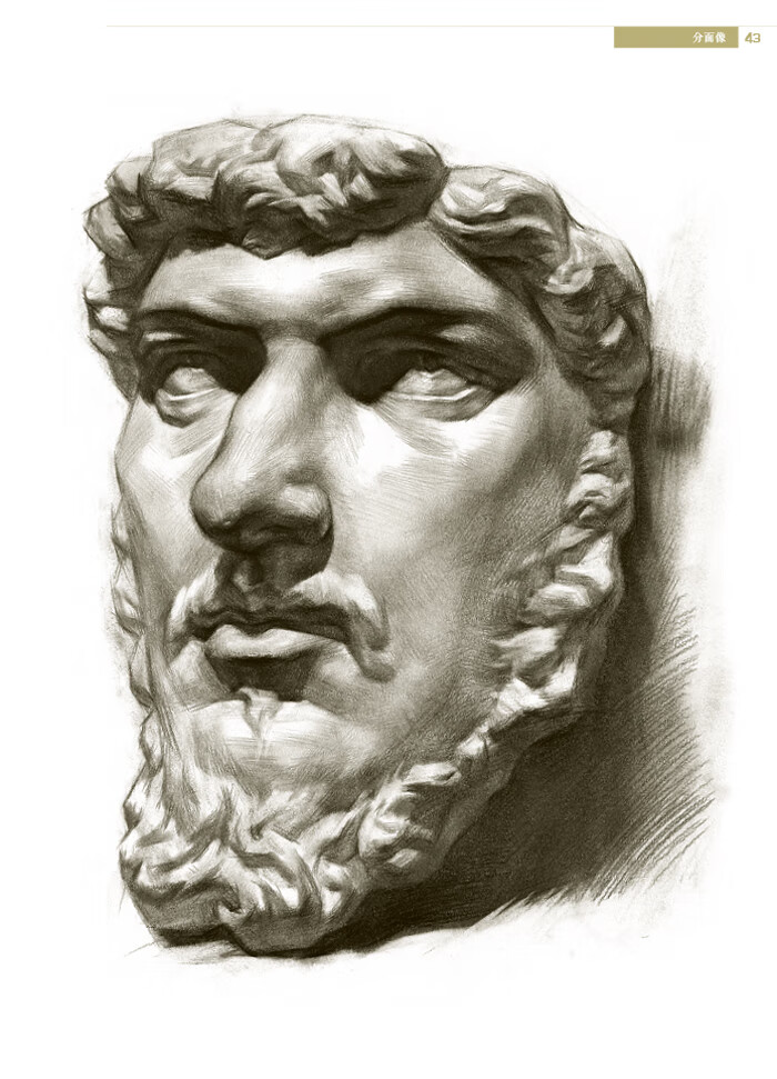 二手9成新国美格调石膏像五官基础表现